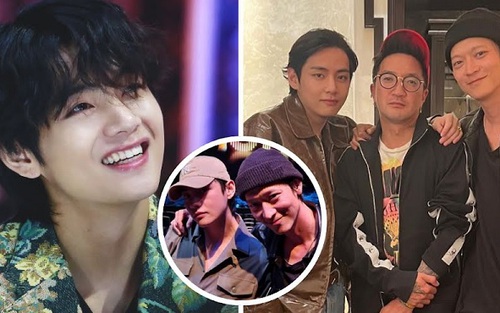 MXH bùng nổ vì V BTS hội ngộ tài tử Kang Dong Won trên đất Mỹ