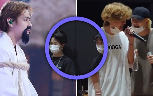 V đọc rap và phản ứng của bộ 3 rapper chuyên nghiệp trong BTS