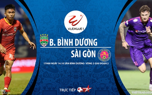 Soi kèo nhà cái Bình Dương vs Sài Gòn. Trực tiếp bóng đá Việt Nam