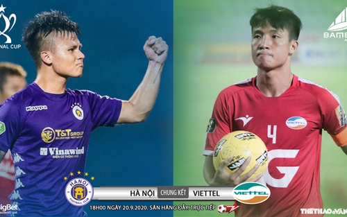 Soi kèo nhà cái Hà Nội vs Viettel. Trực tiếp bóng đá chung kết cúp Quốc gia. BĐTV