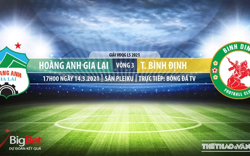 Soi kèo nhà cái HAGL vs Bình Định. BĐTV. VTC3. Trực tiếp bóng đá Việt Nam hôm nay