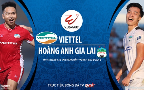 Soi kèo bóng đá. Viettel vs HAGL. BĐTV Trực tiếp bóng đá Việt Nam