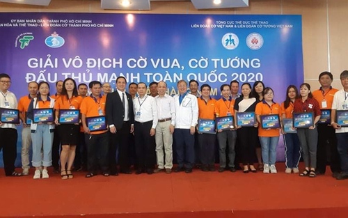 Khởi tranh giải cờ Vua, cờ Tướng đấu thủ mạnh toàn quốc Cúp Nam Á Bank 2020