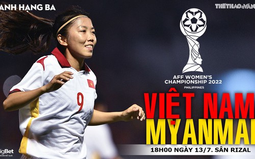 VIDEO Trực tiếp nữ Việt Nam vs Myanmar: VTV6 trực tiếp bóng đá nữ Đông Nam Á (15h00, 17/7)