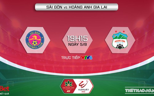 Soi kèo nhà cái Sài Gòn vs HAGL. Nhận định, dự đoán bóng đá V-League 2022 (19h15, 5/8)
