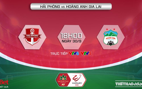 Soi kèo nhà cái Hải Phòng vs HAGL. Nhận định, dự đoán bóng đá V-League 2022 (18h00, 30/9)