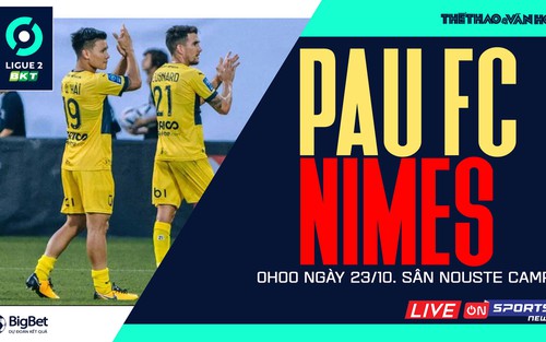 Soi kèo nhà cái Pau FC vs Nimes. Nhận định, dự đoán bóng đá Ligue 2 (0h00, 23/10)