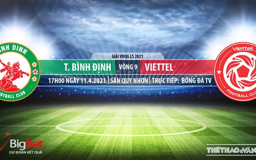 Soi kèo nhà cái Bình Định vs Viettel. BĐTV. Trực tiếp bóng đá Việt Nam hôm nay