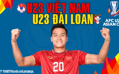 VIDEO U23 Việt Nam vs U23 Đài Loan, vòng loại U23 châu Á 2022