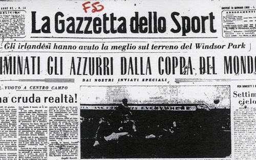Italy: Ký ức về cơn ác mộng Belfast 1958