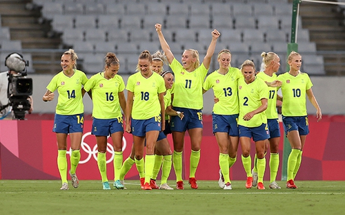 Bóng đá nữ Olympic 2020: Mỹ lại thua Thụy Điển. Anh, Brazil thắng dễ
