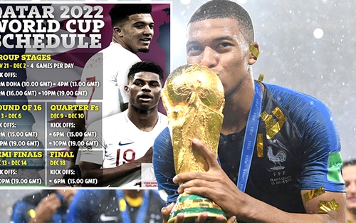 Lịch thi đấu World Cup 2022. FIFA công bố lịch thi đấu tại World Cup 2022