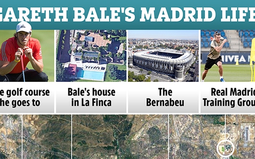 Cận cảnh cuộc sống xa hoa của Gareth Bale ở Madrid
