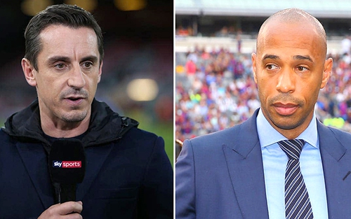 Siêu sao bóng đá, thảm hoạ HLV: Từ Thierry Henry đến Gary Neville