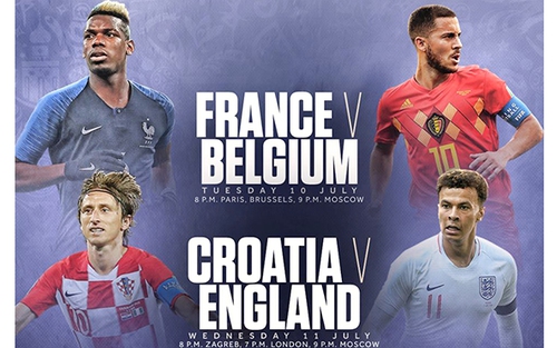 Bán kết World Cup 2018: Đón chào Nhà vua mới?