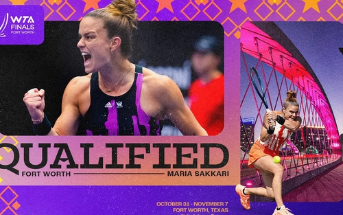 Sakkari giành vé cuối dự WTA Finals 2022