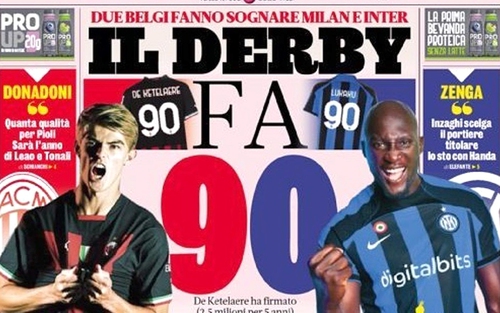 Bóng đá Ý: Nóng lên rồi, trận derby Bỉ cho Scudetto