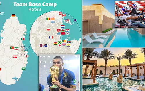 World Cup 2022: Điểm đóng quân của các đội tuyển có gì thú vị