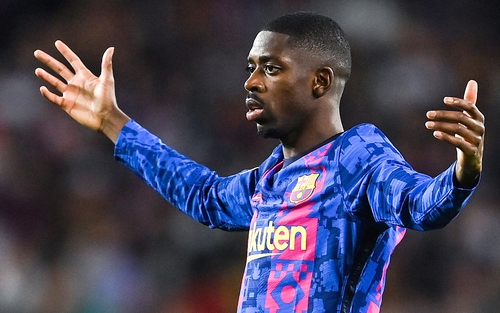 Barcelona: Dembele, quay xe!