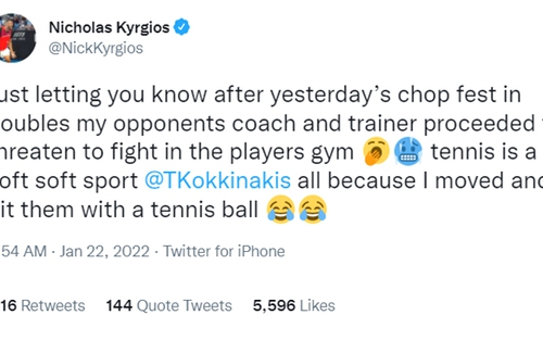Ăn mừng quá mức, 'trai hư' Kyrgios bị... dọa đánh