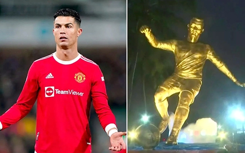 MU: Ronaldo được tạc tượng ở Ấn Độ