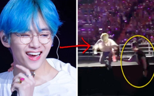V (BTS) khiến vệ sĩ ‘đau tim’ vì hành động này tại chương trình hòa nhạc ở Bangkok