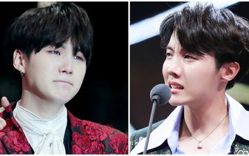 Tim fan ‘tan chảy’ khi chứng kiến các chàng trai BTS khóc tại lễ trao giải