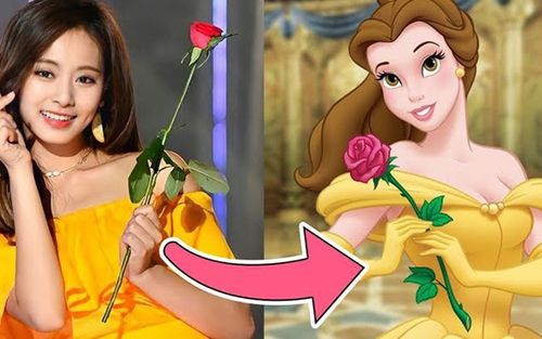 Tzuyu Twice ‘đốn tim’ fan với visual như các công chúa Disney