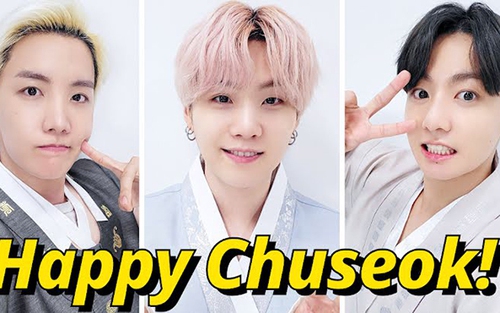 Ảnh đẹp BTS trong bộ Hanbok truyền thống mùa Trung thu