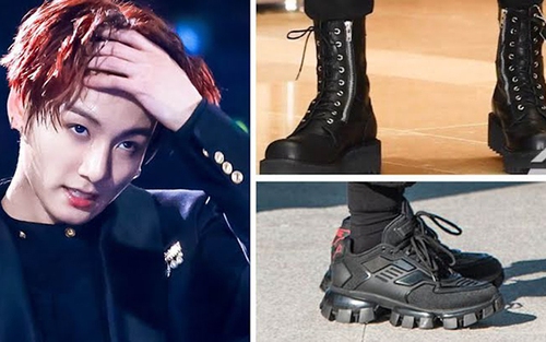 Ngắm những đôi giày cực kỳ cá tính của Jungkook BTS