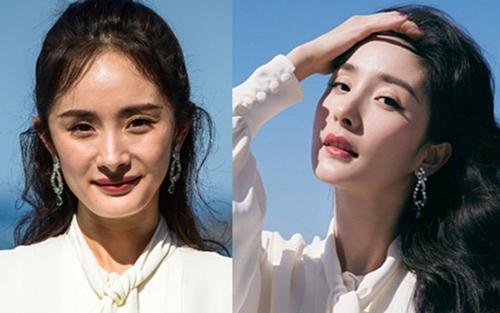 Dương Mịch mệt mỏi, già nua trong những bức ảnh chưa được 'photoshop'