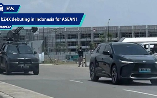 Toyota bZ4X vừa về Việt Nam bị tóm gọn tại Indonesia: Rộng cửa bán tại Đông Nam Á