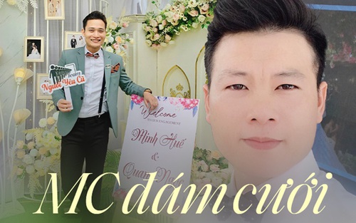 Nghề MC đám cưới: Áo hơi ngả màu là thay, quần cũ chút là thay, cà vạt thì mới liên tục