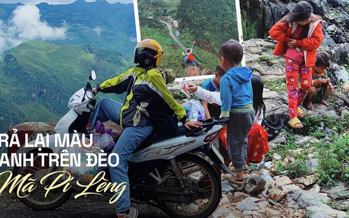 Tình trạng xả rác ở đèo Mã Pí Lèng và hành động đáng trân trọng của các em nhỏ vùng cao