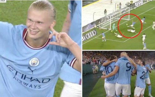 Haaland chỉ mất 12 phút để 'mở tài khoản' cho Man City