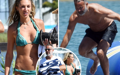 Giggs du hí với bạn gái nóng bỏng trước phiên tòa xử vụ hành hung