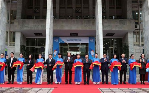 Khai trương Trung tâm báo chí quốc tế Hội nghị Thượng đỉnh Hoa Kỳ - Triều Tiên lần hai