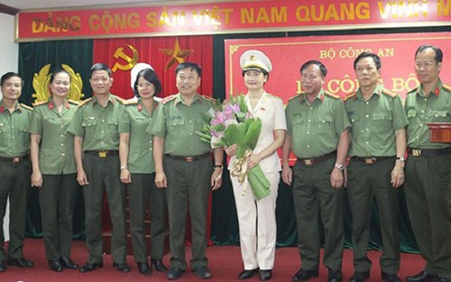 Bộ Công an bổ nhiệm nữ Thiếu tướng giữ chức Cục trưởng, Bộ Công an
