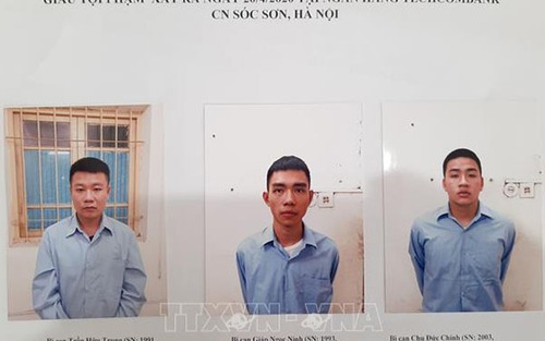 Hà Nội: Đề nghị truy tố ba bị can trong vụ cướp ngân hàng tại Sóc Sơn
