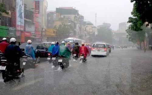 Rãnh áp thấp gây mưa lớn ở Bắc Bộ từ chiều tối ngày 6/9