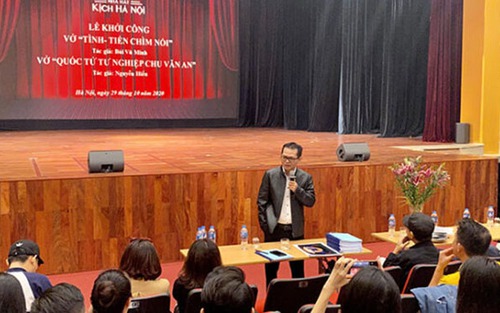 Nhà hát Kịch Hà Nội dựng 2 vở mới 'Tình – Tiền chìm nổi' và 'Quốc tử tư nghiệp Chu Văn An'