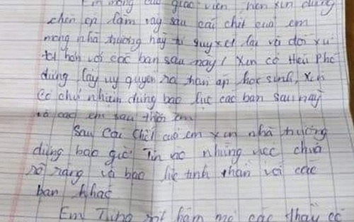 Vụ học sinh lớp 10 nghi tự tử tại trường: Đề xuất kỷ luật cảnh cáo hiệu trưởng, khiển trách phó hiệu trưởng