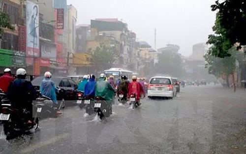 Từ đêm 21 đến ngày 23/6, Bắc Bộ có nơi mưa to