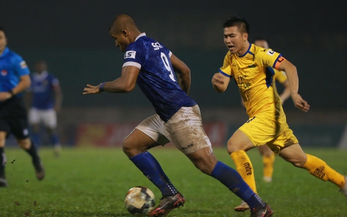 VIDEO SLNA 1-1 Nam Định: Trụ hạng, Nam Định vui như Tết
