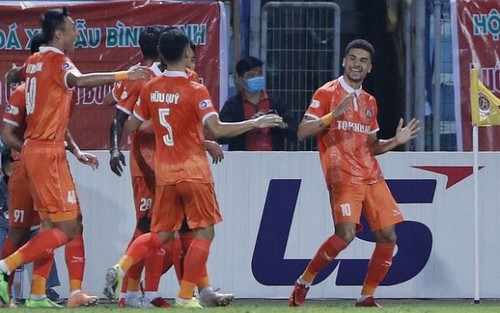 Video bàn thắng Hà Nội 0-1 Bình Định: Thầy Hàn ra mắt không như ý