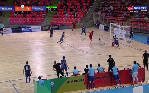 Video bàn thắng futsal Việt Nam 1-3 Thái Lan, bán kết futsal Đông Nam Á