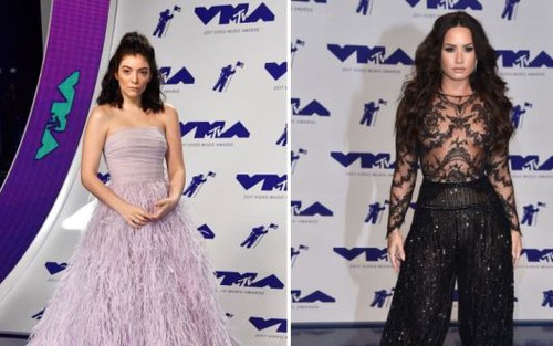 Những chiếc đầm hở bạo trên thảm đỏ MTV VMA 2017