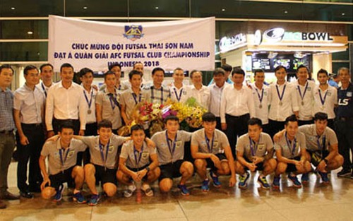 Thái Sơn Nam nhận thưởng 1 tỷ đồng sau kỳ tích futsal CLB châu Á 2018