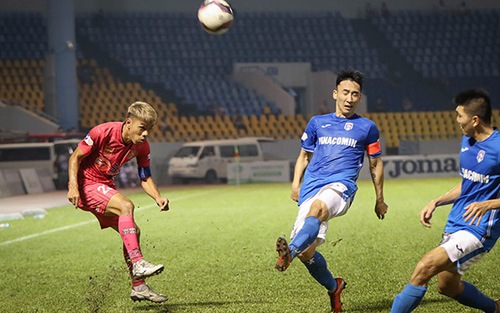 Sài Gòn FC rơi xuống cuối bảng xếp hạng V-League