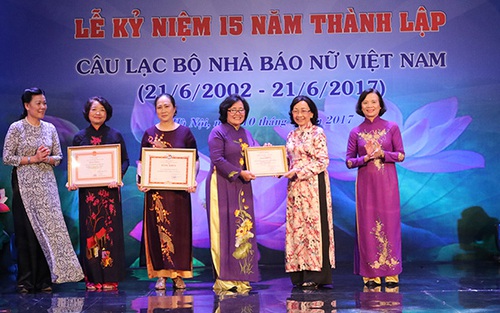 Câu lạc bộ Nhà báo nữ Việt Nam tròn 15 tuổi